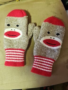 Fox River Vtg. Sock Monkey Mittens